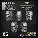 Green Stuff World - Iron Mutants Heads