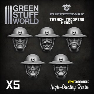 Trench Troopers heads