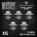 Green Stuff World - Trench Knight heads
