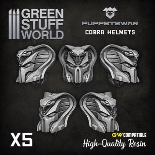 Green Stuff World - Cobra Helmets