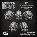 Green Stuff World - Tech Warrior heads