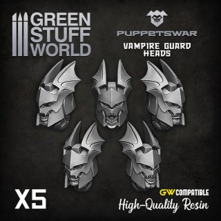 Green Stuff World - Vampire Guard Heads