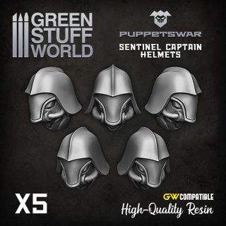 Green Stuff World - Sentinel Captain Helmets