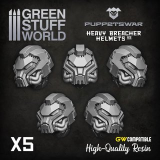Green Stuff World - Heavy Breacher Helmets 2