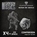 Green Stuff World - Turret - Medium Orc Wheels