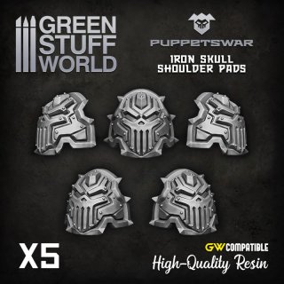 Green Stuff World - Iron Skull Shoulder Pads