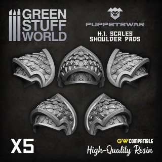 Green Stuff World - Scales shoulder pads 2