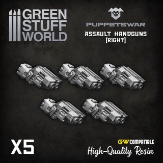 Green Stuff World - Assault Handguns - Right