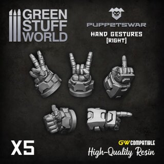Hand Gestures - Right