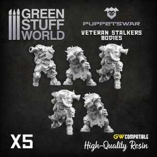 Green Stuff World - Bodies of Stalker Troopers 2