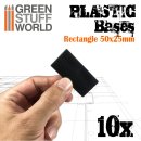 Green Stuff World - Plastic Rectangular Bases 25x50mm