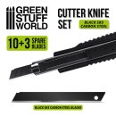 Green Stuff World - Black Hobby Knife + 10x Black spare...
