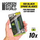 Green Stuff World - 10x Black spare blades 9mm