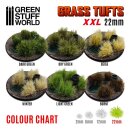 Grass TUFTS XXL - 22mm self-adhesive - BURNT