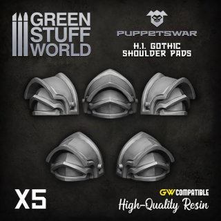 Green Stuff World - Gothic Shoulder Pads