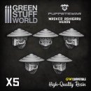 Green Stuff World - Masked Ashigaru heads