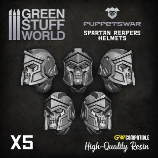 Green Stuff World - Spartan Reapers helmets