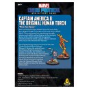 Marvel Crisis Protocol: Captain America & Original Human Torch - Englisch