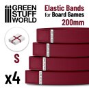 Elastic Bands for Board Games 200mm - Pack x4
