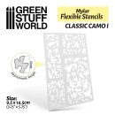 Green Stuff World - Flexible Stencils - Classic Camo 1...