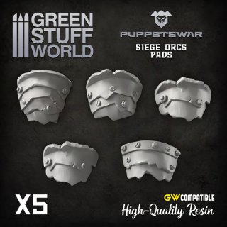 Green Stuff World - Orc shoulder pads
