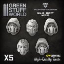 Green Stuff World - Ninja Adept Heads
