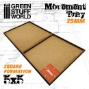 Green Stuff World - MDF Movement Trays 25mm 5x5