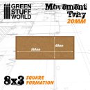 Green Stuff World - MDF Movement Trays 20mm 8x3