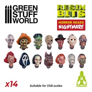 Green Stuff World - Horror Heads - NIGHTMARE
