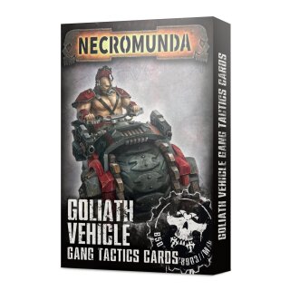 Necromunda - Goliath Vehicle Gang Tactics Cards (Englisch)