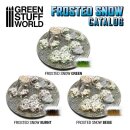 Green Stuff World - Shrubs TUFTS - 6mm FROSTED SNOW - GREEN