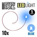 Green Stuff World - BLUE LED Lights - 5mm