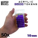 Green Stuff World - Gaming TOKENs - Purple Cubes 10mm