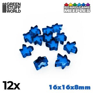 Green Stuff World - Meeples 16x16x8mm - Blue