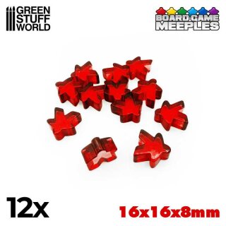 Green Stuff World - Meeples 16x16x8mm - Red