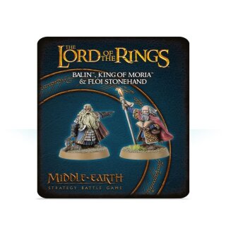 Middle Earth Tabletop - Balin, König von Moria, und Flói Steinhand