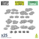 Green Stuff World - 3D printed set - LILY PADS plants