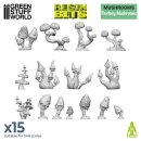 Green Stuff World - 3D printed set - Fantasy Mushrooms