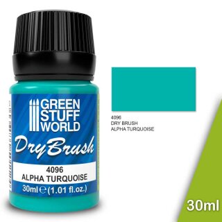 Green Stuff World - Dry Brush - ALPHA TURQUOISE 30 ml
