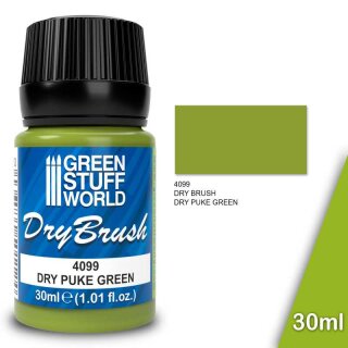 Green Stuff World - Dry Brush - DRY PUKE GREEN 30 ml
