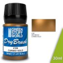 Green Stuff World - Metallic Dry Brush - CURSED GOLD 30 ml