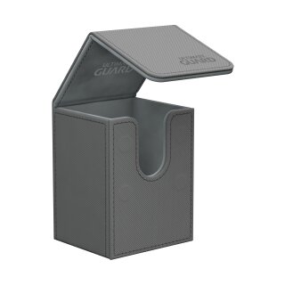 Ultimate Guard - Flip Deck Case 80+ Standard Size XenoSkin - Grey