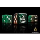 Baron of Dice - Forest Ranger 16mm Square Corner Dice (25)