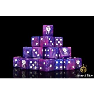 Baron of Dice - Clawed Gauntlet 16mm Square Corner Dice (25)
