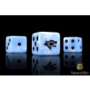 Baron of Dice - Frost Wolf 16mm Square Corner Dice (25)