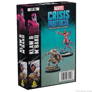 Marvel Crisis Protocol: Klaw and MBaku - English