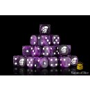 Baron of Dice - Alien, Purple & White 16mm Round...