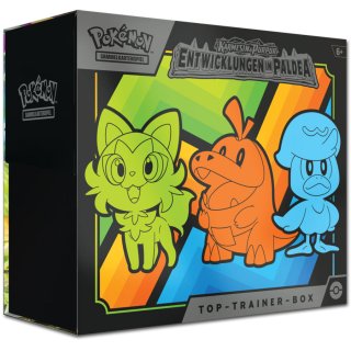 Pokemon TCG - Karmesin & Purpur 2: Entwicklungen in Paldea Top-Trainer-Box - Deutsch