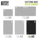 Green Stuff World - BLACK Cutting Mat A3