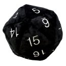 Ultra Pro - Jumbo D20 Novelty Dice Plush in Black with...